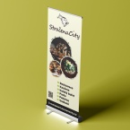 Roll-up banner Stračena City
