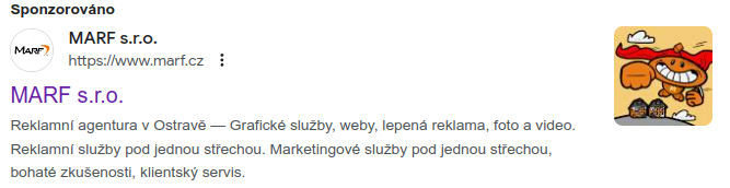 Co je PPC reklama? Textová reklama.